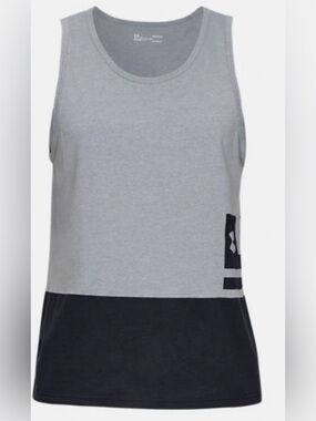 Under Armour Grey and Black Two-Tone Tank